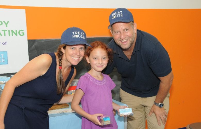 Jennifer and Chris Russell of Treat House shared some treats with Sophia Orlando