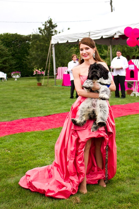 Southampton Animal Shelter Honorary Board Member Jean Shafiroff and Jasmine.