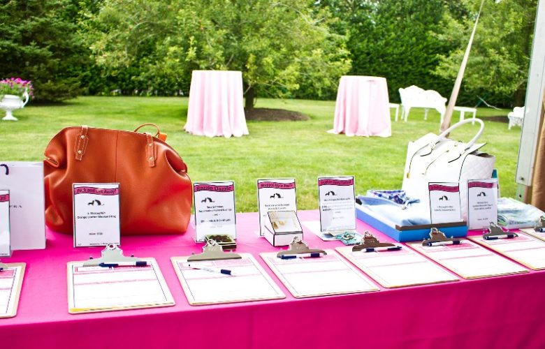 The silent auction prizes