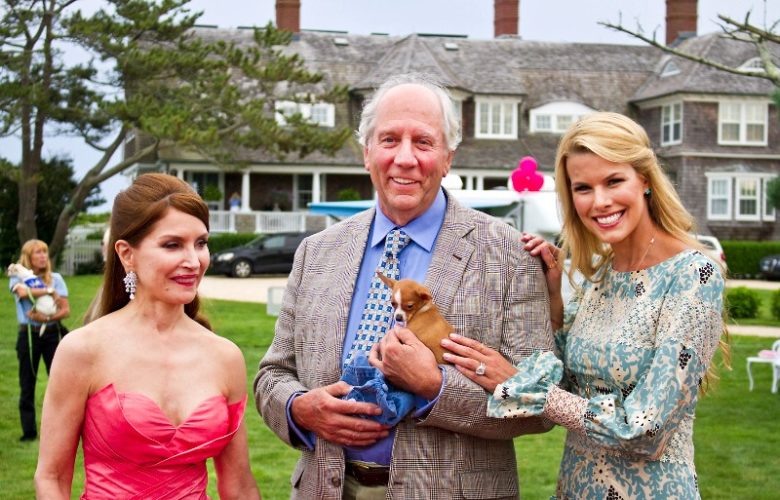 Southampton Animal Shelter Honorary Board Member Jean Shafiroff, President Jonathan McCann, and Beth Ostrosky Stern.