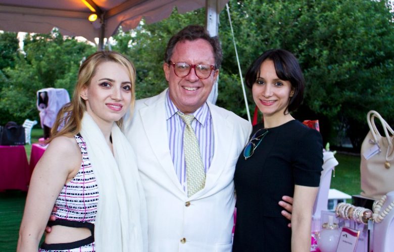 Gregory Speck with Jackie and Liz Shafiroff.
