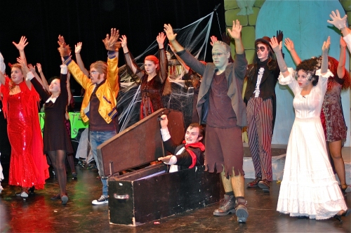 Frankenstein Follies Performing