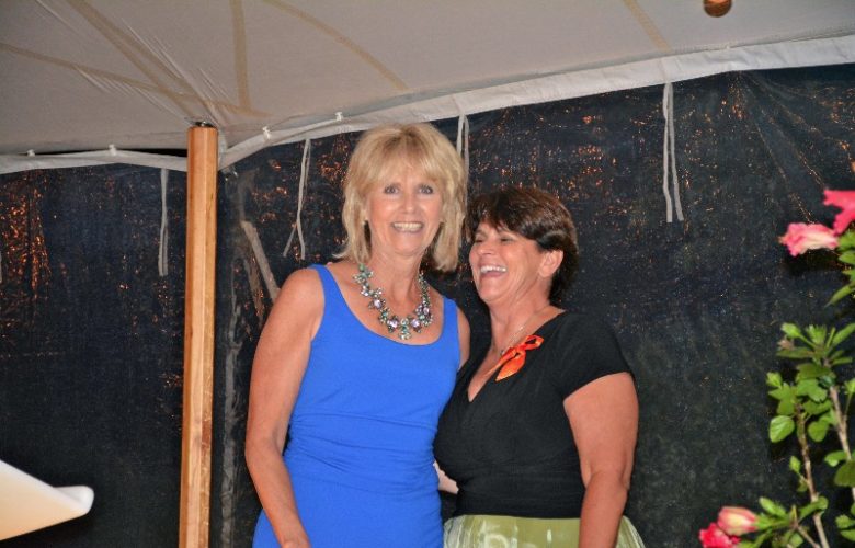 Honoree Alice Houseknecht and Montauk Playhouse Community Center Foundation President Lisa DeVeglio