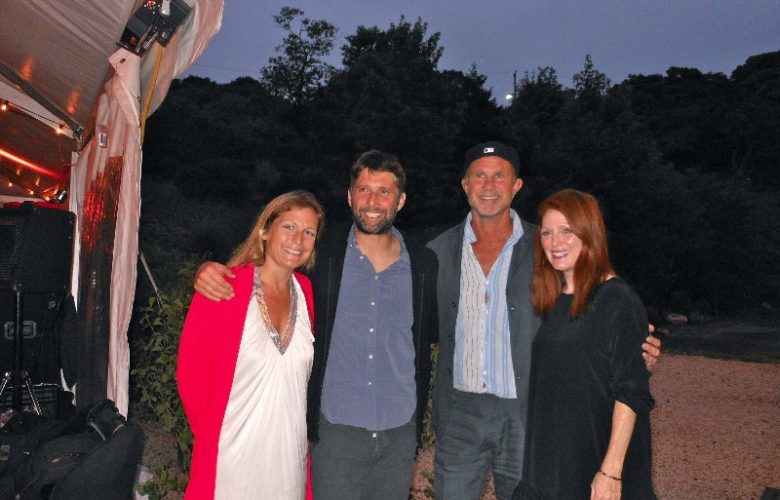 Nancy Atlas, Bart Freundlich, Chad Smith and Julianne Moore
