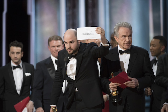 The awkward Oscars moment