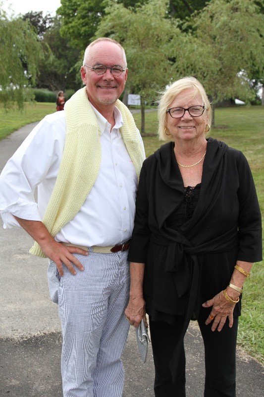 Oehme Van Sweden and Associates Landscape Architecture's Eric Groft with Elizabeth Lear