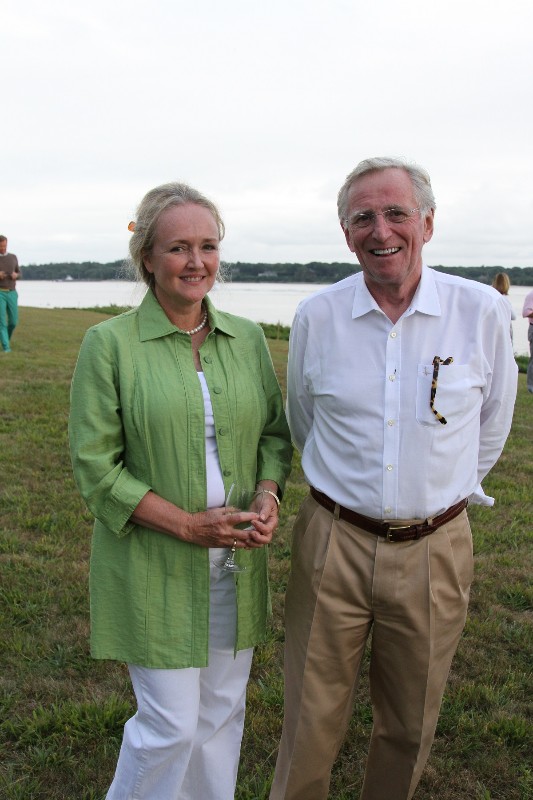 Oldfield Farm's Sally Lynch and Stony Brook University's Peter Baigent