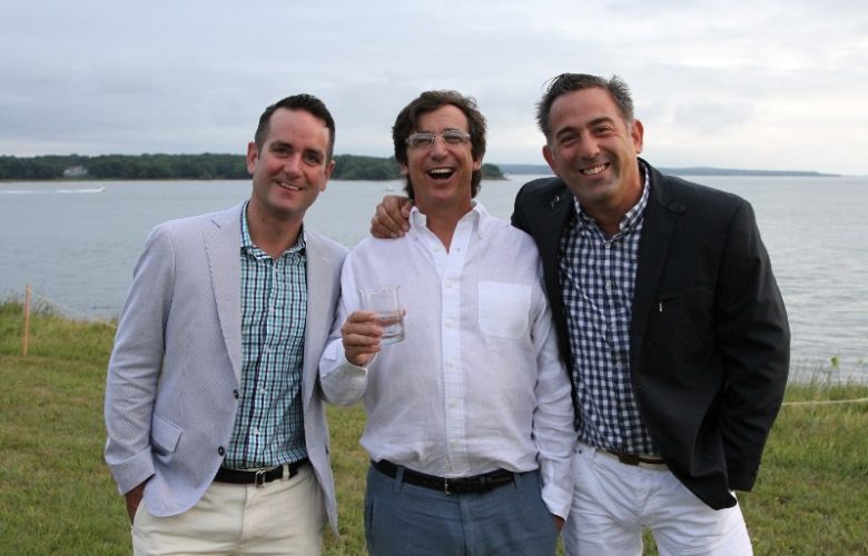 Almond Restaurant's Lee Felty, Randy Slifka and Almond's Eric Lemonides