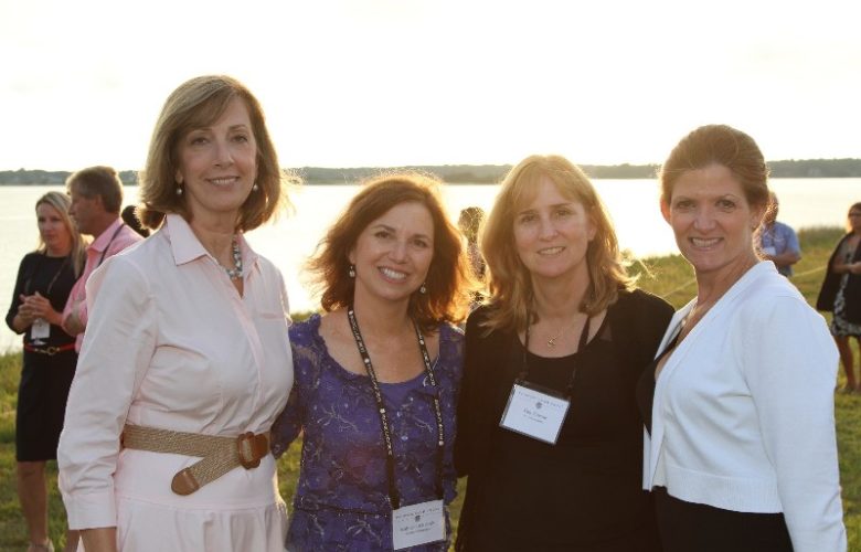 AnnMarie Jones, Peconic Land Trust's Kathleen Kennedy and Pam Greene, NancyLynn Ferrini