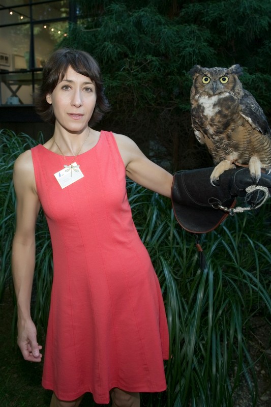 Meep with her handler Jodi Levine.