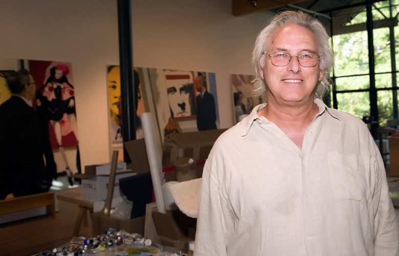 Host Eric Fischl in his studio.