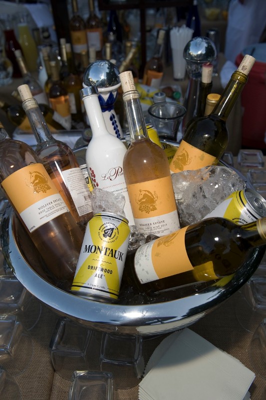 Libations were cool and plentiful.