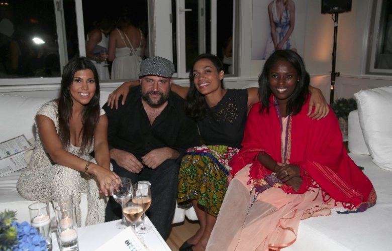 Kourtney Kardashian, Greg Link, actress Rosario Dawson and guest