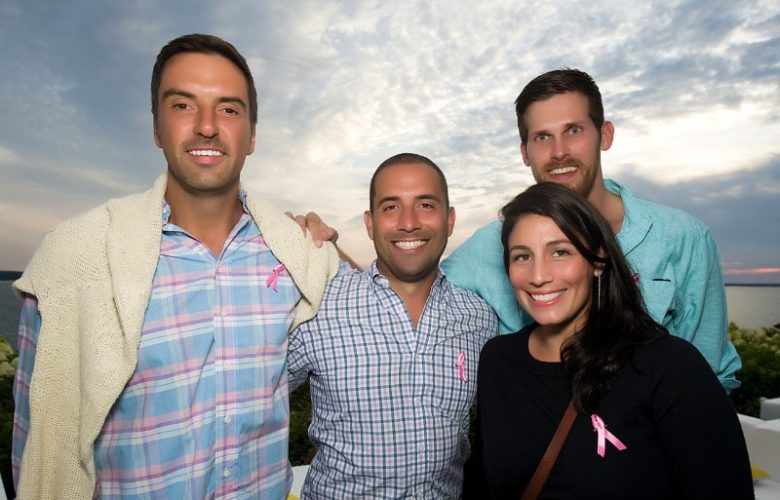 Lighting designer Nathan Orsman with Jose Castro, Colleen Soriano and Glenn Weinrich.