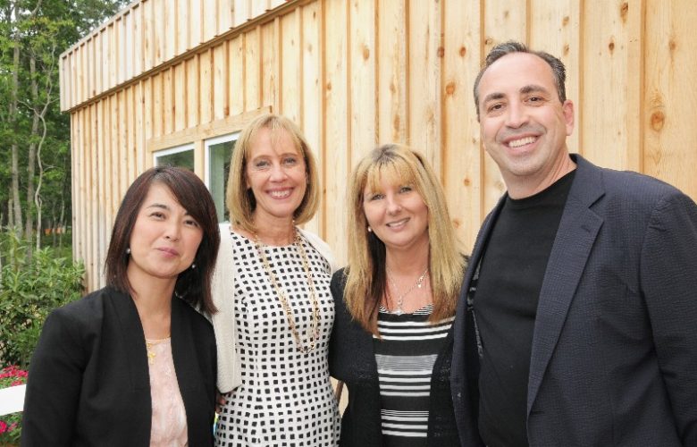 Janny Cheung, Jane Gol, Lisa Lattenhauer and Aaron Curti of Douglas Elliman's Barn & Vine team