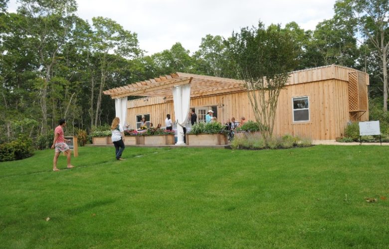 The stylish Barn & Vine Sales Office