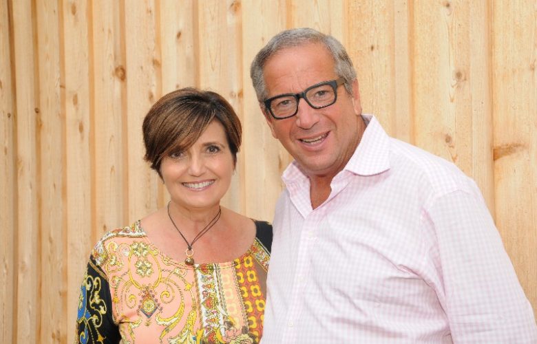 Douglas Elliman's Terry Thompson with Neal Sroka, president of Douglas Elliman''s SrokaWorldwide