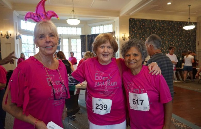 Volunteers Kathie Marina, Iris Shokoff, Edyle O'Brien
