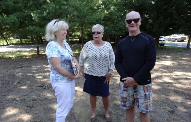 Accountant for Habitat for Humanity Dee Herzog, Karen Tudo, John Daniels (Kelley's Dad)