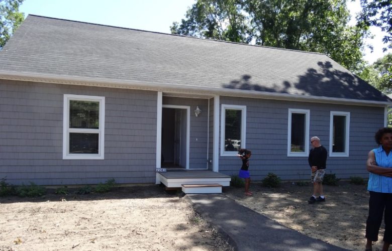 The house on Scuttle Hole Road by Habitat for Humanity and Farrell Building Company.