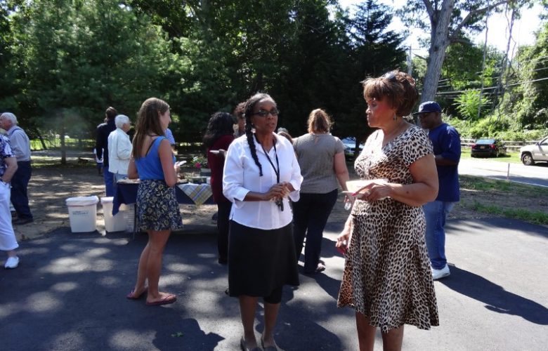 Fran Hopson and Gloria Harris