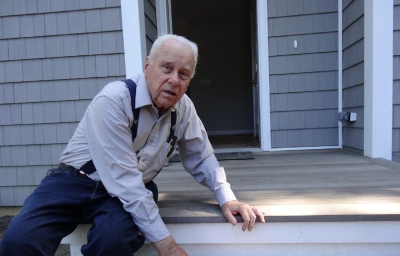 Volunteer John Anderson has worked on all of the Habitat for Humanity houses