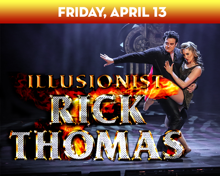 Illusionist Rick Thomas, Photo: Courtesy Suffolk Theater