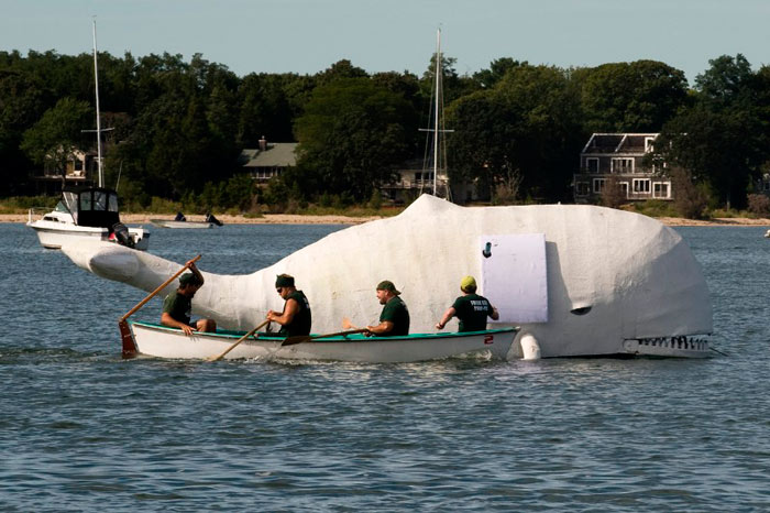 The Whaleboat Races at HarborFest 2014 in Sag Harbor.