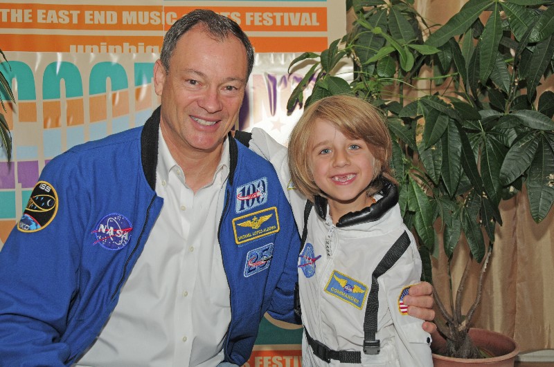 Commander Michael “LA” Lopez-Alegria, astronaut, at the 2014 Uniphi Good Festival.