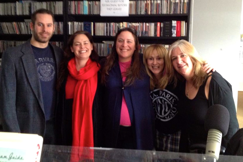 The Media Mavens inside the WPPB 88.3 FM studio in Southampton.