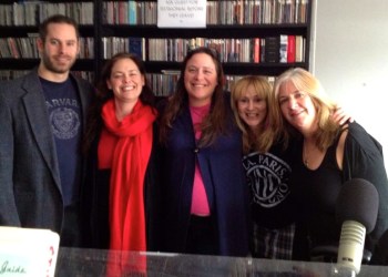The Media Mavens inside the WPPB 88.3 FM studio in Southampton.