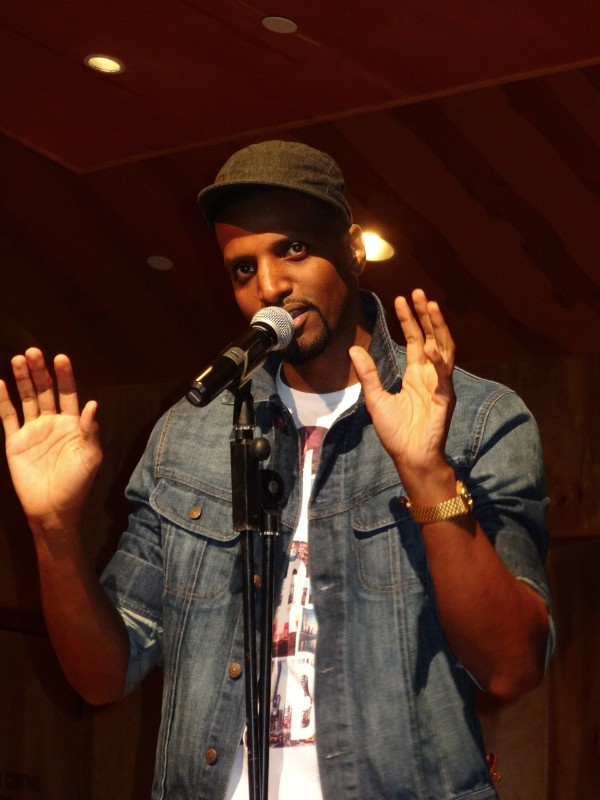 Featured performer/poet/rapper J Ivy