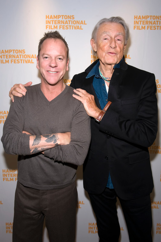Kiefer Sutherland and filmmaker Joel Schumacher.