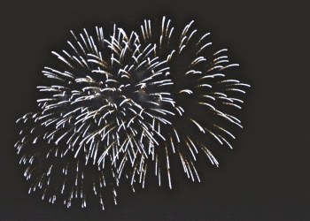 Grucci Fireworks honoring the 75th Anniversary of the Montauk Fire Department went on Saturday night as scheduled at 7 p.m. in spite of the downpour earlier in the day.