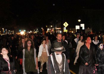 The Edgar Allan Poe Festival parade in 2014.