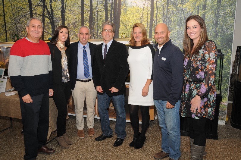 Seagrass supporters Vito Minei (Executive Director of Cornell Cooperative Extension of Suffolk County), Kimberly Barbour (CCE Outreach Specialist), and Suffolk County Legislator Jay Schneiderman