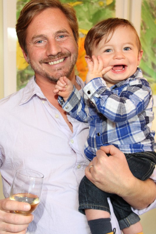 Quail Hill Farm's Christopher Polidoro and son Lincoln