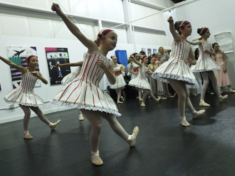 "The Nutcracker" rehearsals.