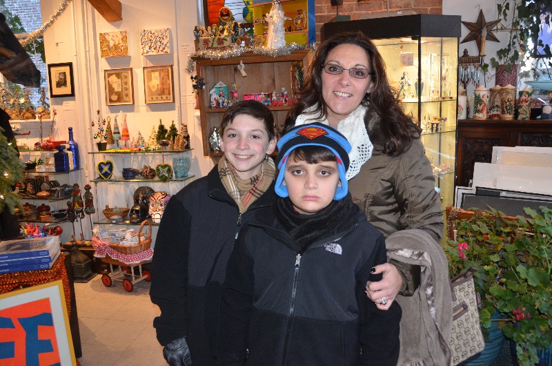 Krista Vaughan with Michael and Anthony