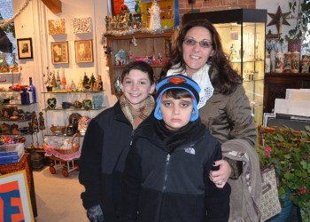 Krista Vaughan with Michael and Anthony