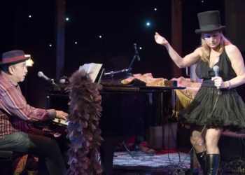 Tango anyone? Nancy Atlas does a little tango to Brian Mitchell's 