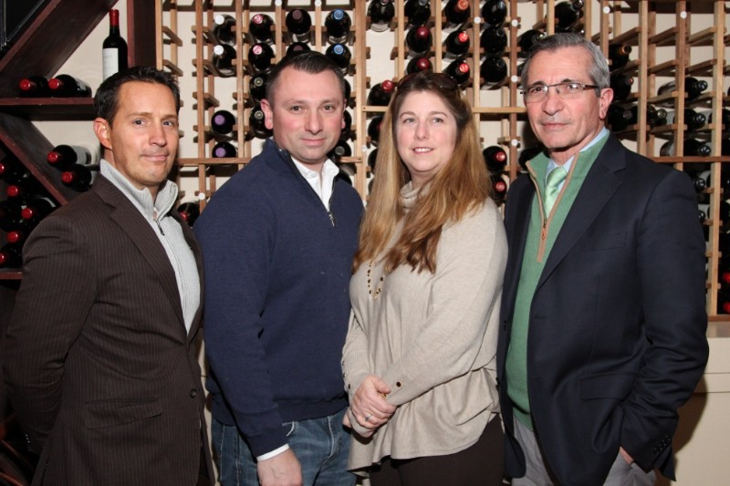 Douglas Elliman Real Estate The Enzo Morabito Team's Antonio Bottero, Tim Morabito, Christine Link and Enzo Morabito