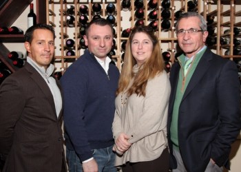 Douglas Elliman Real Estate The Enzo Morabito Team's Antonio Bottero, Tim Morabito, Christine Link and Enzo Morabito