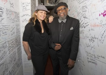Nancy Atlas with this week's special guest, blues man Bill Sims Jr.