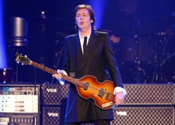 Sir Paul McCartney performs on stage during his 