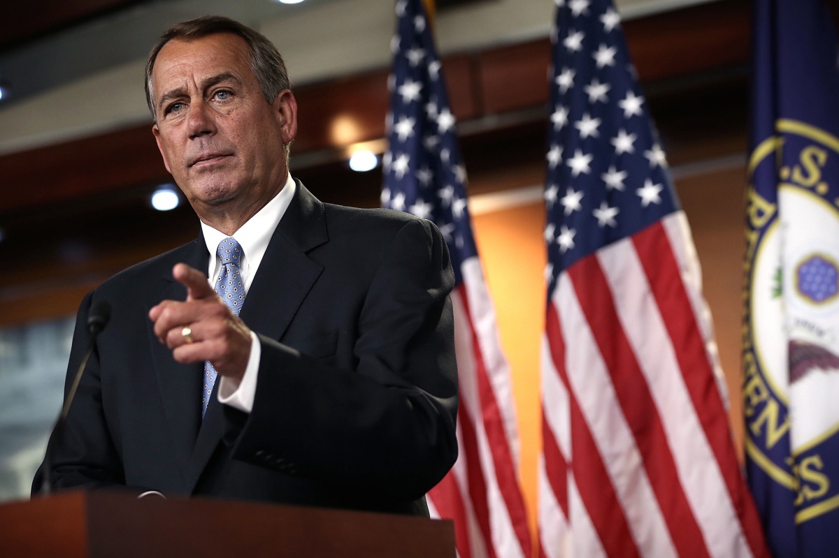 House Speaker John Boehner.