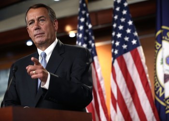 House Speaker John Boehner.