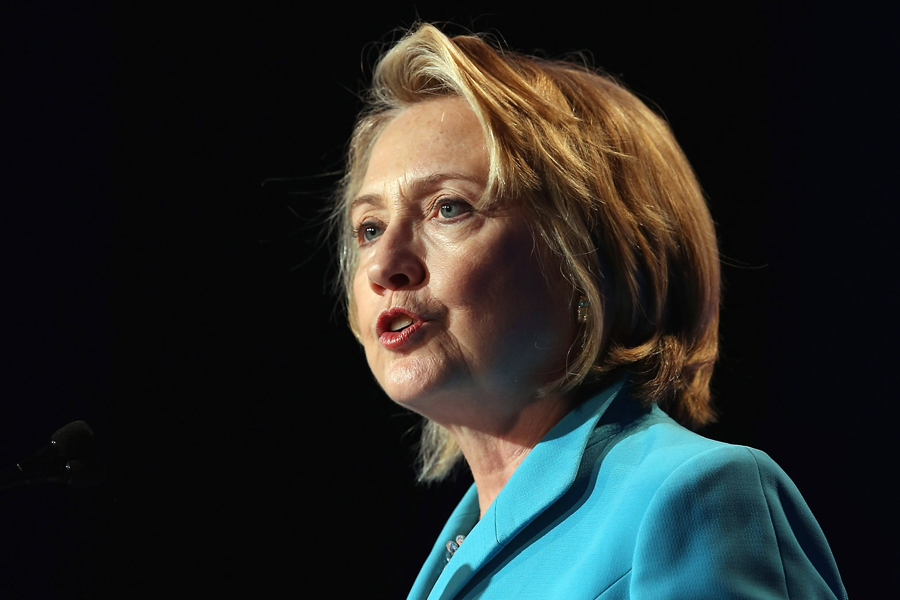 Hillary Clinton, 2013.
