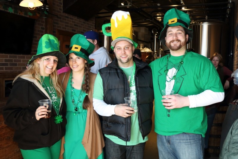 Ashleigh Kieel, Danielle Delongis, Eric Swedberg and Ben Coggiano at the Crooked Ladder Brewing Company