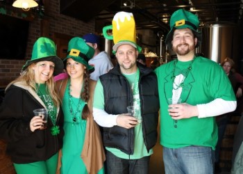 Ashleigh Kieel, Danielle Delongis, Eric Swedberg and Ben Coggiano at the Crooked Ladder Brewing Company